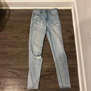American eagle curvy high rise jeans